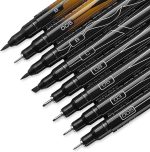 Prismacolor Premier Manga Illustration Markers, Assorted Tips, Black & Sepia, 8-Count - Image 4
